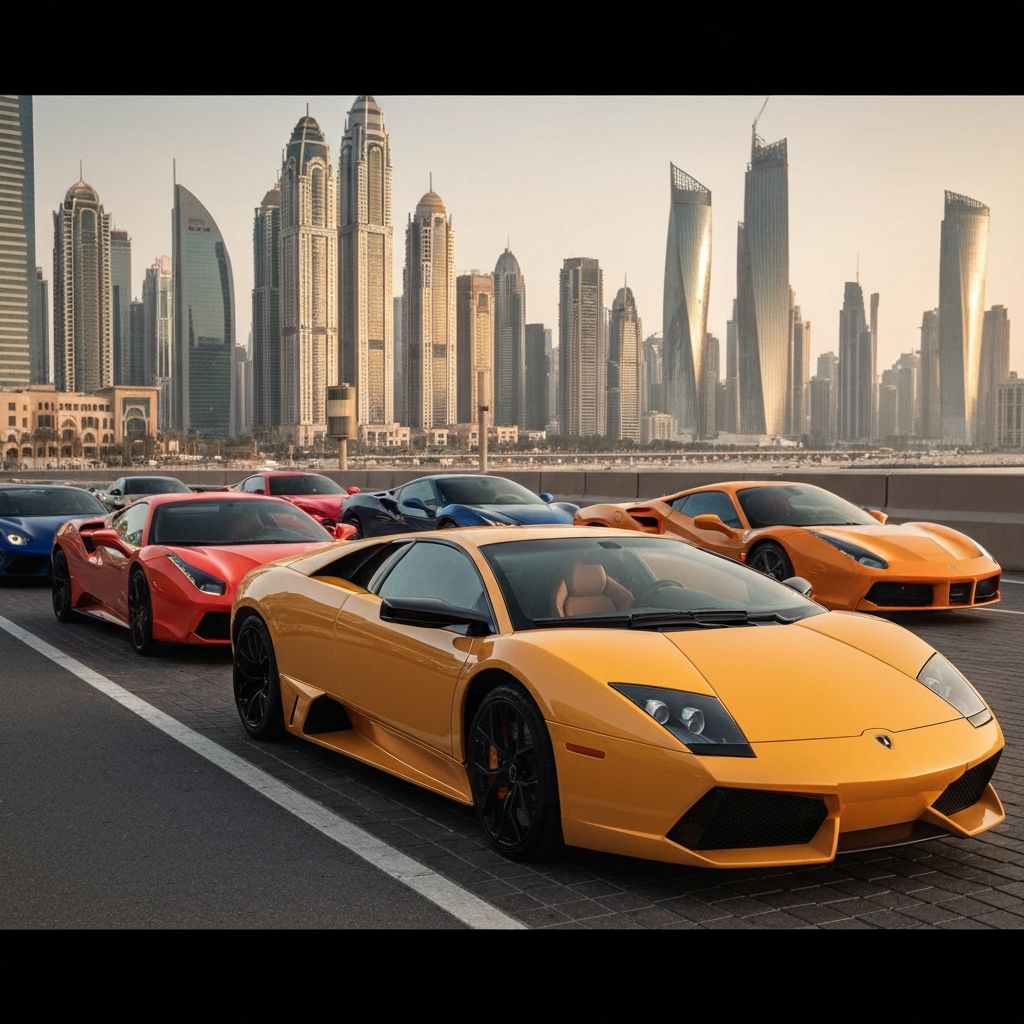 Luxury supercars